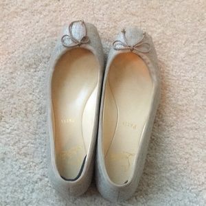 Authentic Christian Louboutin ballerina flats